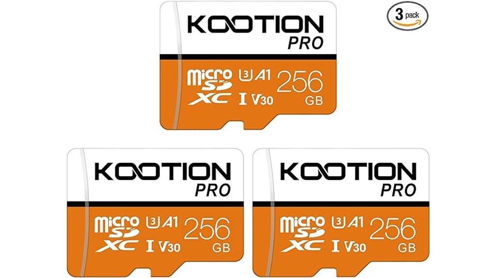 detailed review of kootion 256gb micro sd card