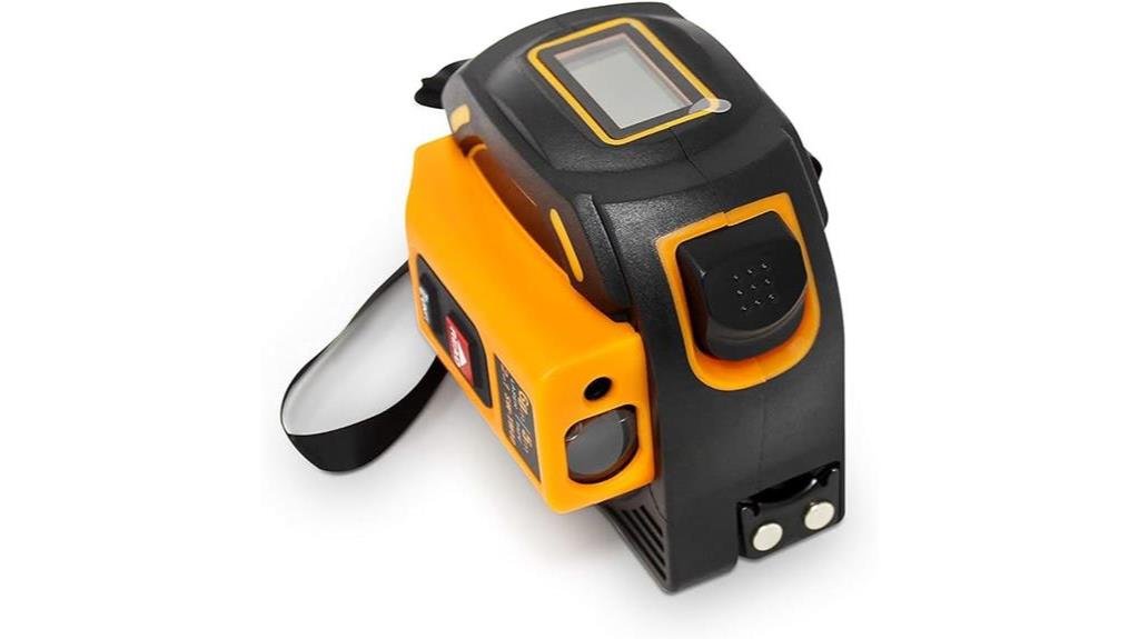 dual function laser and tape measure