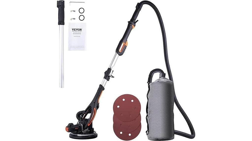 electric drywall sander with 12 sanding discs
