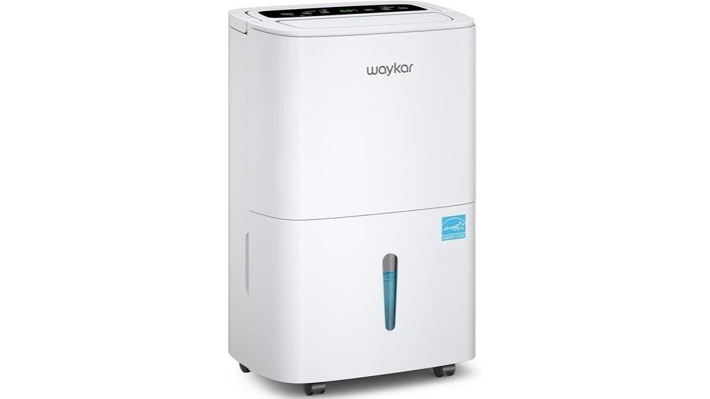energy efficient dehumidifier for large spaces