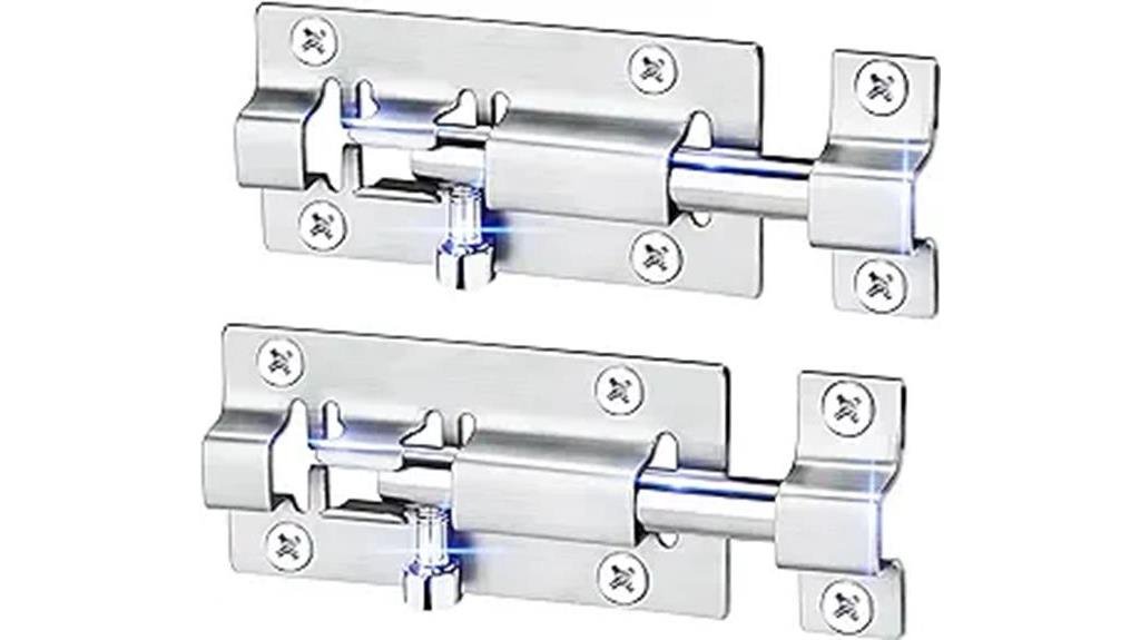 fatloda stainless steel sliding lock