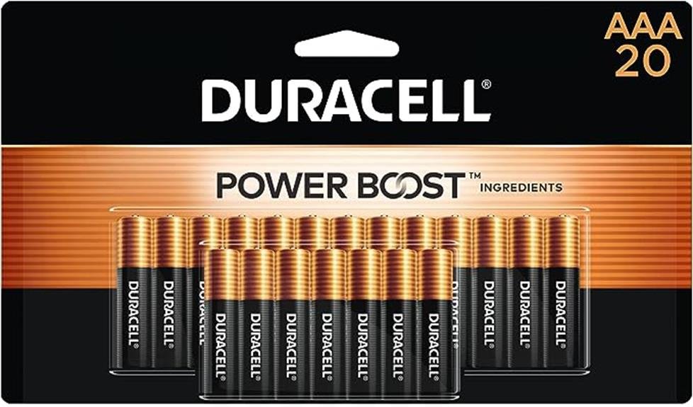 long lasting duracell aaa batteries