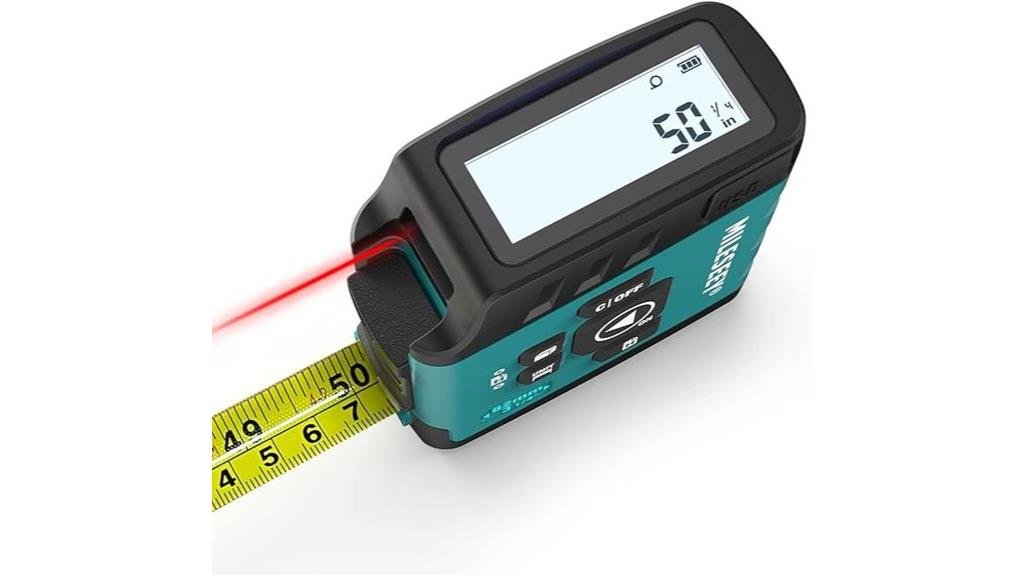 mileseey dt20 laser tape measure