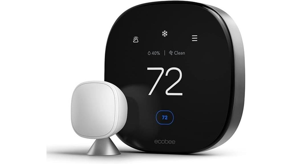 smart thermostat with sensors