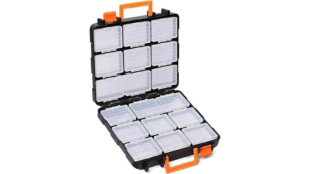 versatile toolbox with detachable sections