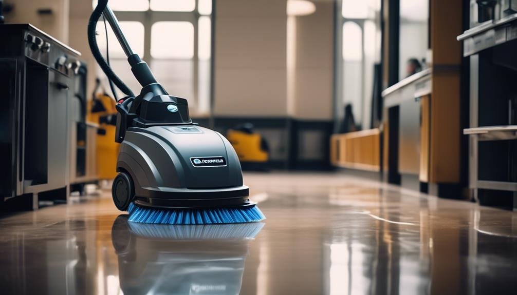 efficient automated floor cleaning
