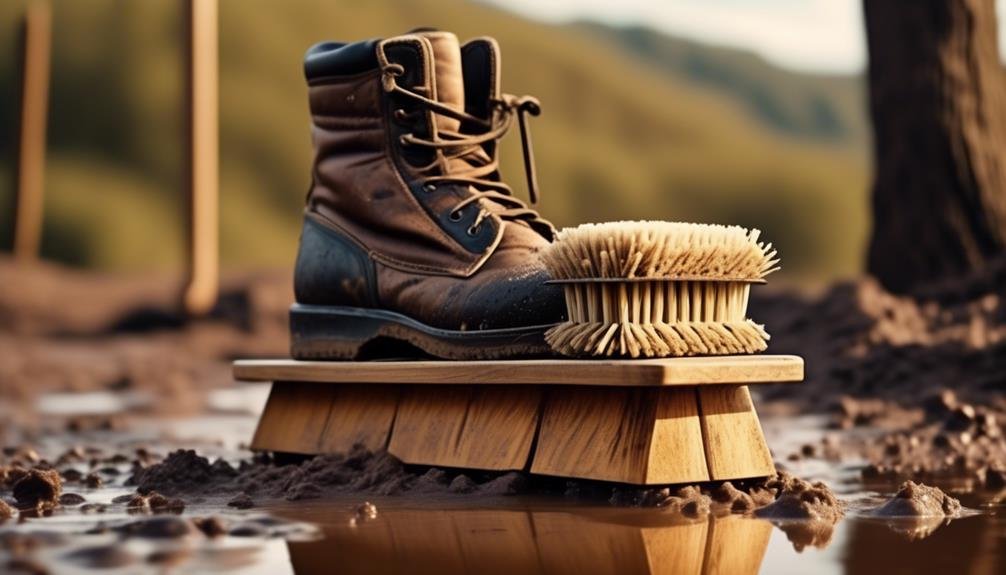 outdoor boot cleaning device