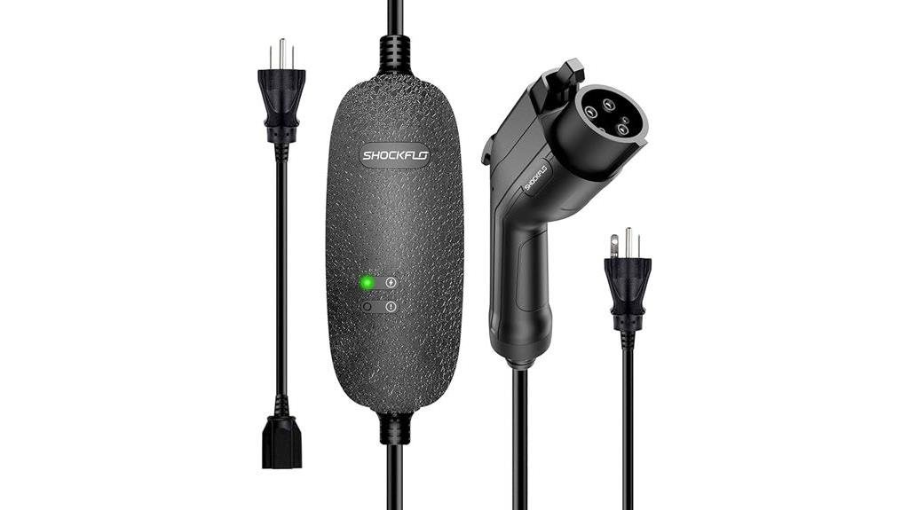 portable ev charger for level 1 2 charging